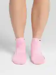 Розовый носки женские, спортивные, короткие