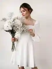 Черный платье женское, вечернее, мини