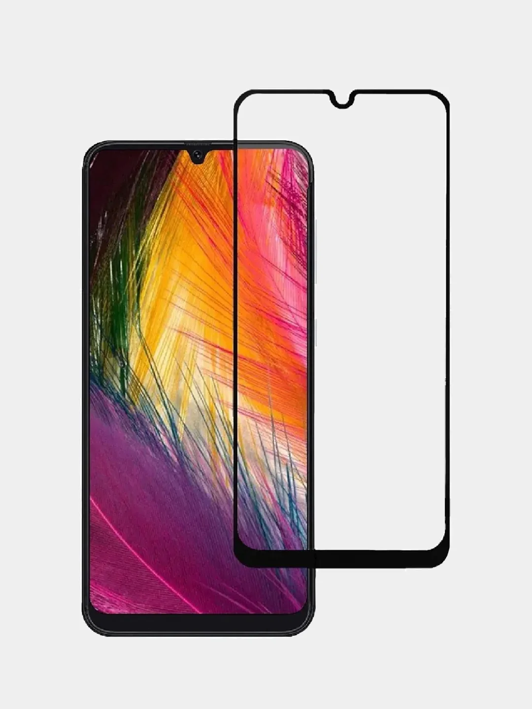 Черный защитное стекло OG Samsung Galaxy A50 / M21 / M30s / M31 / A20 / A30 /A30s