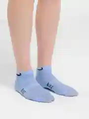 Голубой носки женские, спортивные, короткие