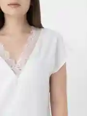 Белый топ женский базовый