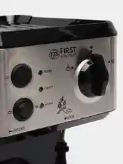 Кофеварка FIRST FA-5476-1 Black, 1050 Вт, 15 бар, 1,25 л, капучинатор, Black