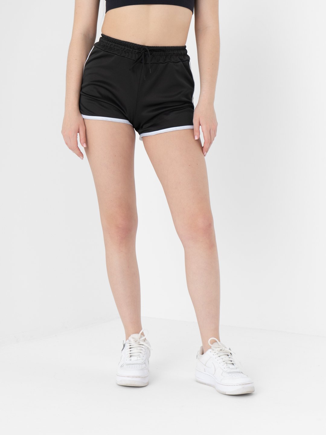 Шорты женские черные спортивные, повседневные шорты Active купить по цене 343.13 ₽ в интернет-магазине KazanExpress
