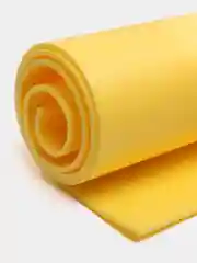 Желтый спортивный коврик для йоги, фитнеса и отдыха