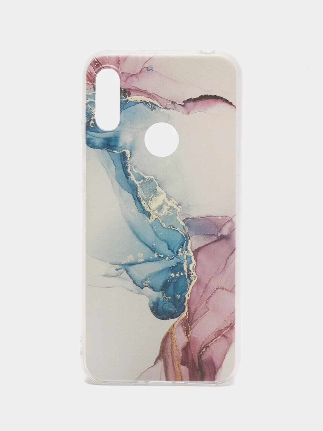 Ледяной силиконовый чехол на Honor 8A/8A Pro/Huawei Y6 2019/Y6s / Хонор 8А прозрачный, с рисунком