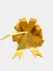 Золотой бант для упаковки подарка, 7,5 см
