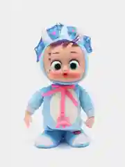 Голубой кукла "Пупс", музыкальная, шагающая