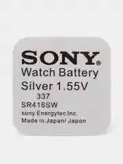 Батарейка Sony 337 (SR416SW, SR416, R337, SR337) для микронаушника, часов