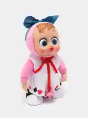 Кораллово-розовый кукла "Пупс", музыкальная, шагающая