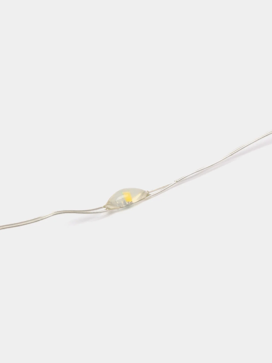 Белый светодиодная гибкая гирлянда 2-3 м на батарейках и USB, 20-30 диодов