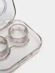 Лавандовый контейнер футляр для контактных линз