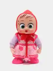 Розовый кукла "Пупс", музыкальная, шагающая