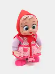 Розовый кукла "Пупс", музыкальная, шагающая