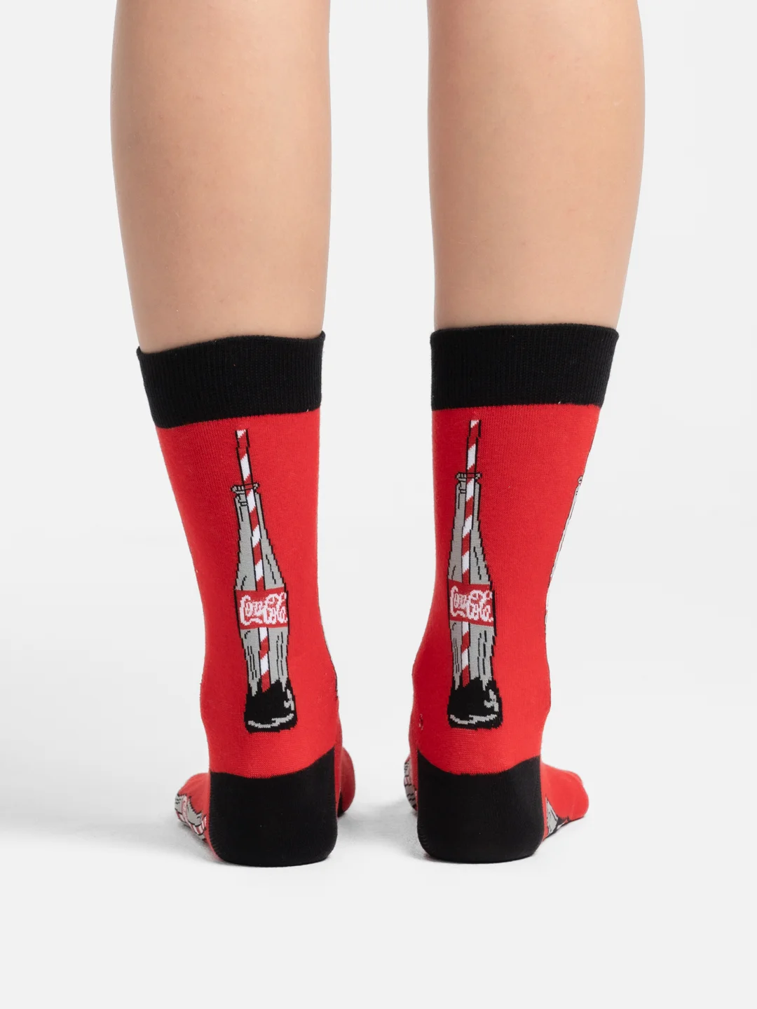 Алый носки женские Cola Socks, с принтом