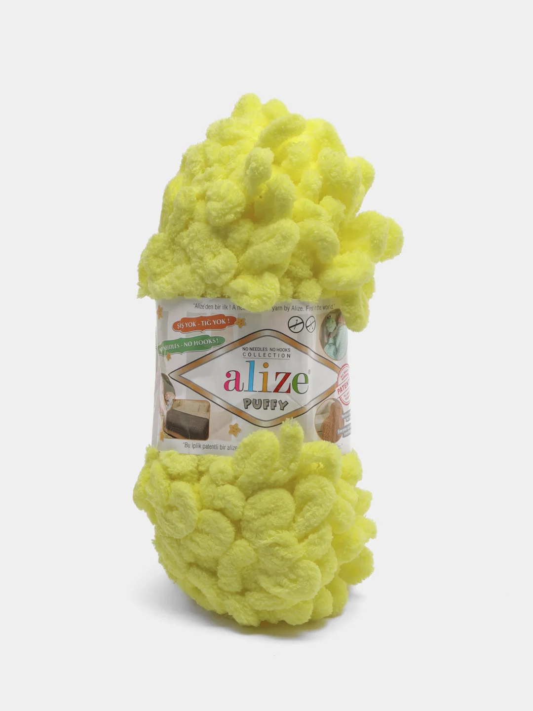 Золотой пряжа с большими петельками Puffy Alize (Ализе Пуффи), разные цвета