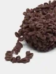 Шоколадный puffy Fine Alize пряжа маленькими петельками