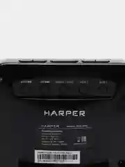 Черный радиочасы с будильником Harper HCLK-2060, повторный сигнал, AM и FM-диапазон,LED-подсветка
