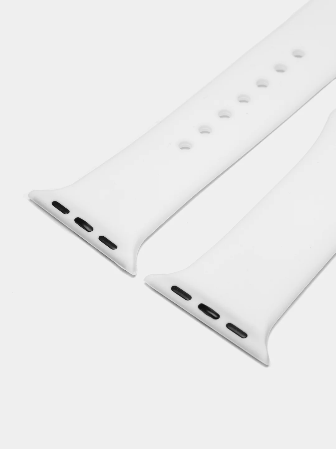 Белый силиконовый ремешок для Apple Watch на 38/40мм и 42/44 мм