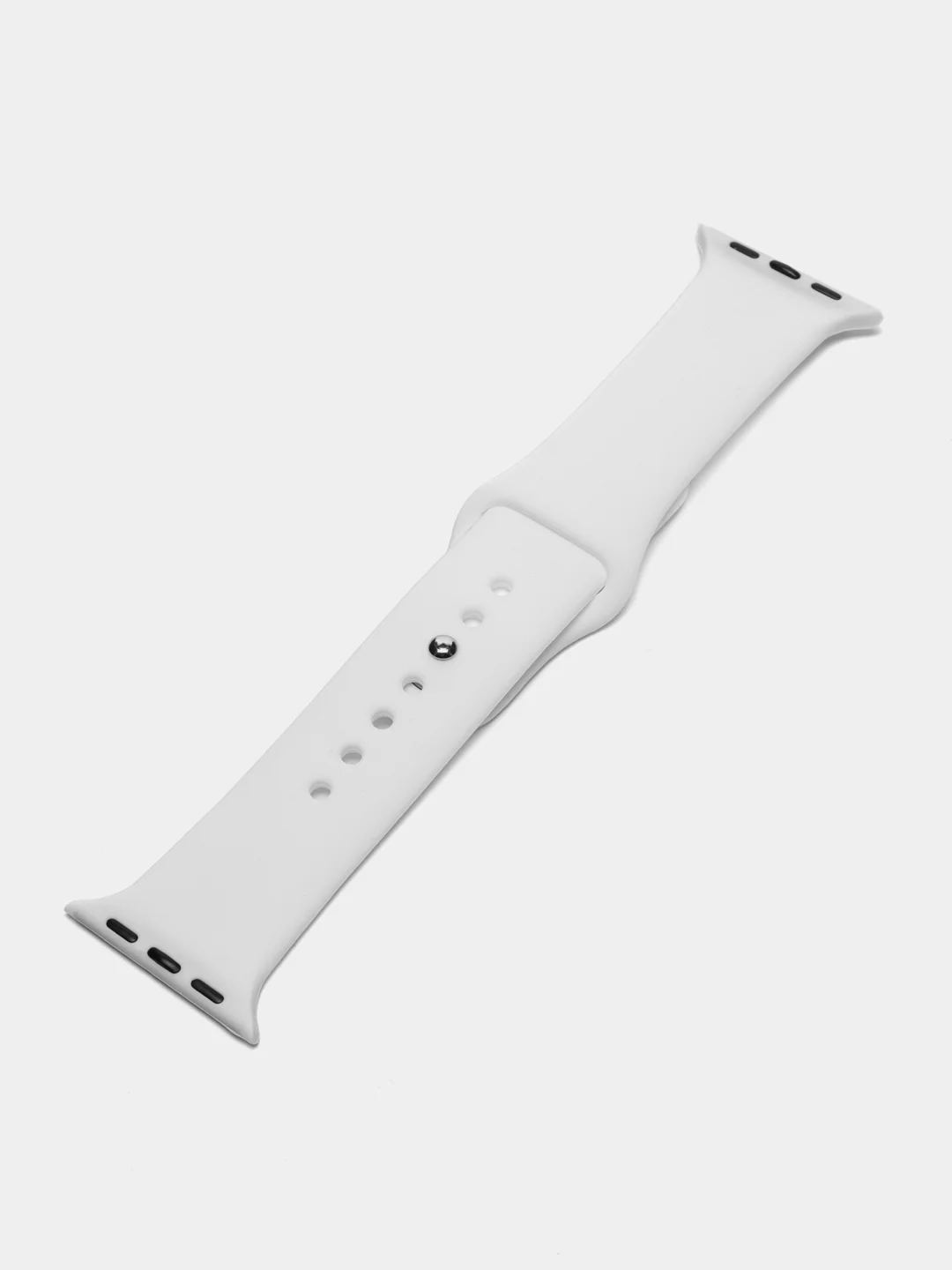 Белый силиконовый ремешок для Apple Watch на 38/40мм и 42/44 мм