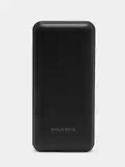 Черный портативное зарядное устройство PowerBank 20000 mAh