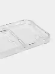Оранжевый чехол с карманом для карт iPhone XR, 11, 12, 13, 14, 15, Pro, Pro Max, Plus, 7, 8, айфон