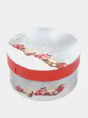 Багровый коробка подарочная новогодняя