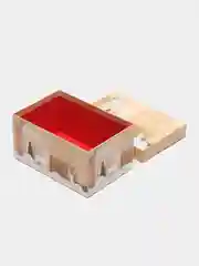 Бирюзовый коробка подарочная новогодняя