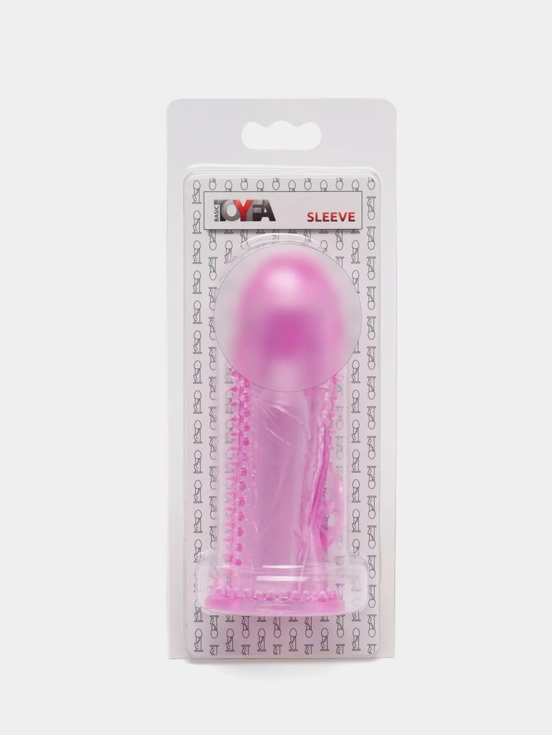 Насадка на пенис Toyfa, TPE, розовая, 13,5 см