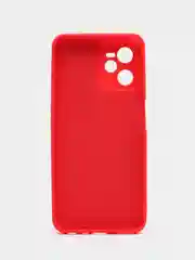 Красный чехол для Realme C35 (Реалми С 35), цветной, силиконовый