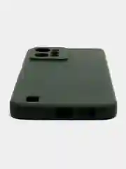 Зеленый чехол для Realme C31 (Реалми С 31), цветной, силиконовый