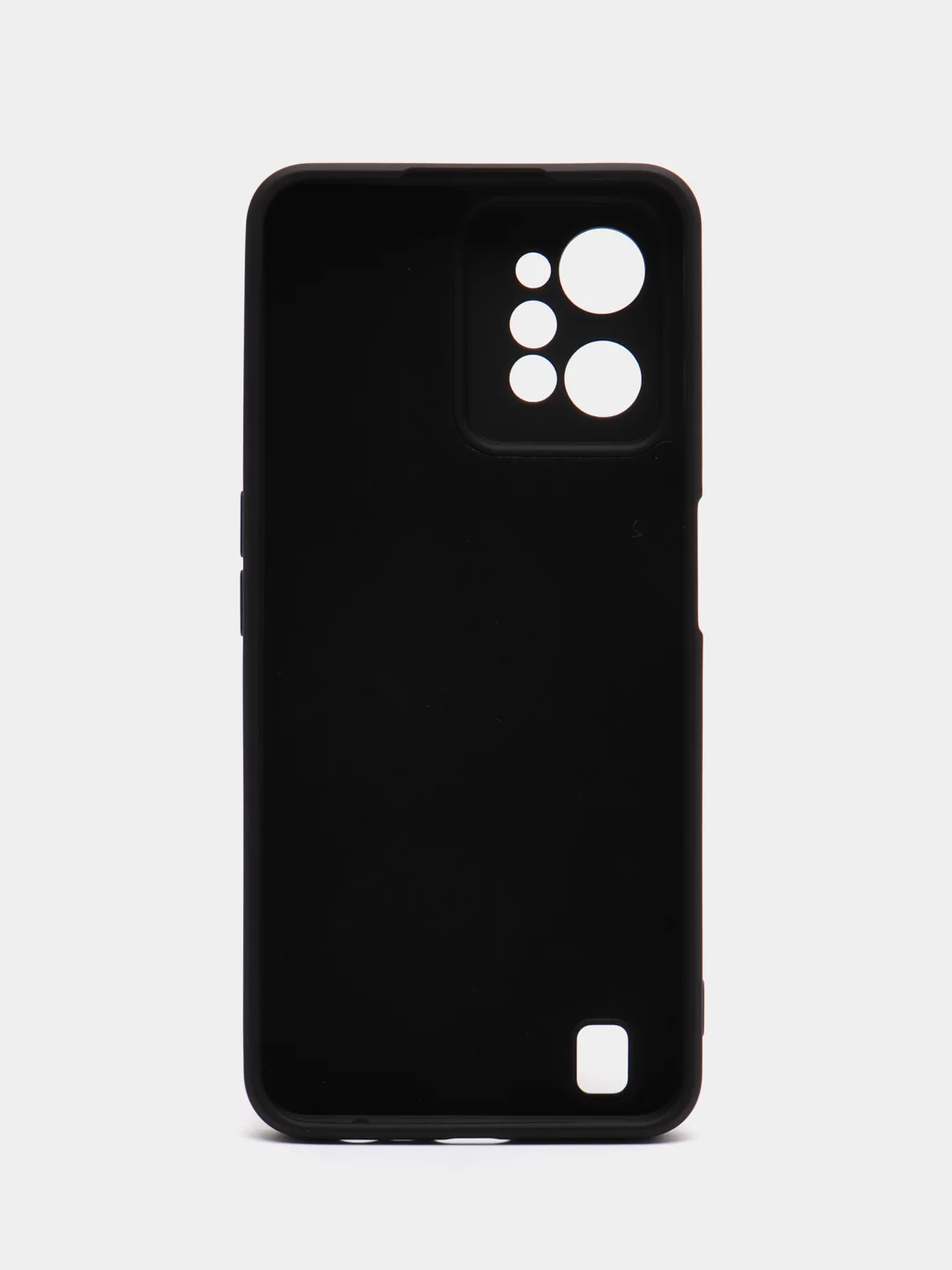 Темно-синий чехол для Realme C31 (Реалми С 31), цветной, силиконовый