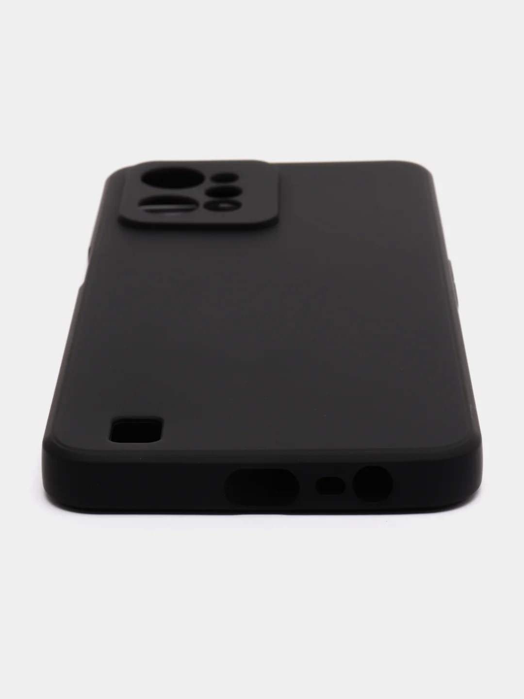 Темно-синий чехол для Realme C31 (Реалми С 31), цветной, силиконовый