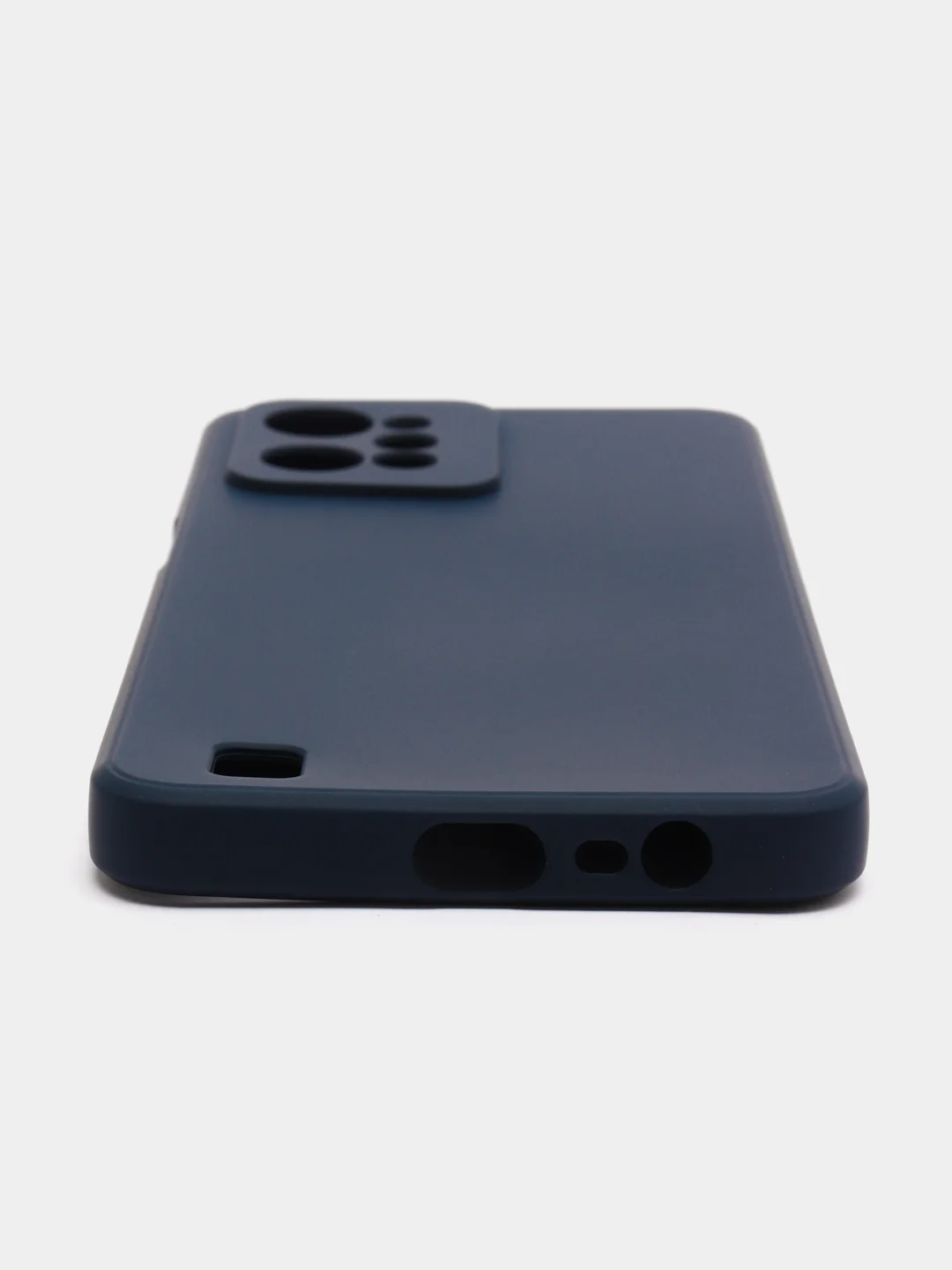 Темно-синий чехол для Realme C31 (Реалми С 31), цветной, силиконовый