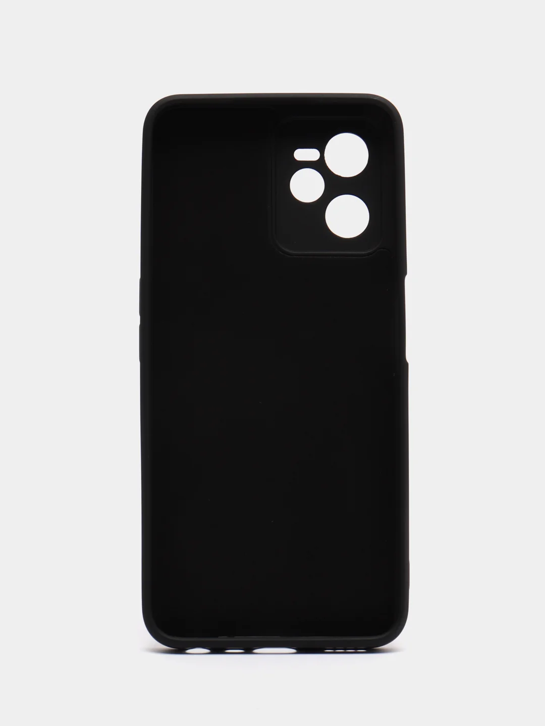 Черный чехол для Realme C35 (Реалми С 35), цветной, силиконовый