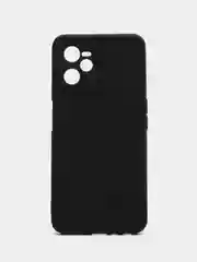 Черный чехол для Realme C35 (Реалми С 35), цветной, силиконовый
