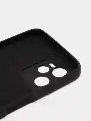 Черный чехол для Realme C35 (Реалми С 35), цветной, силиконовый