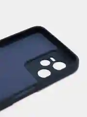 Темно-синий чехол для Realme C35 (Реалми С 35), цветной, силиконовый