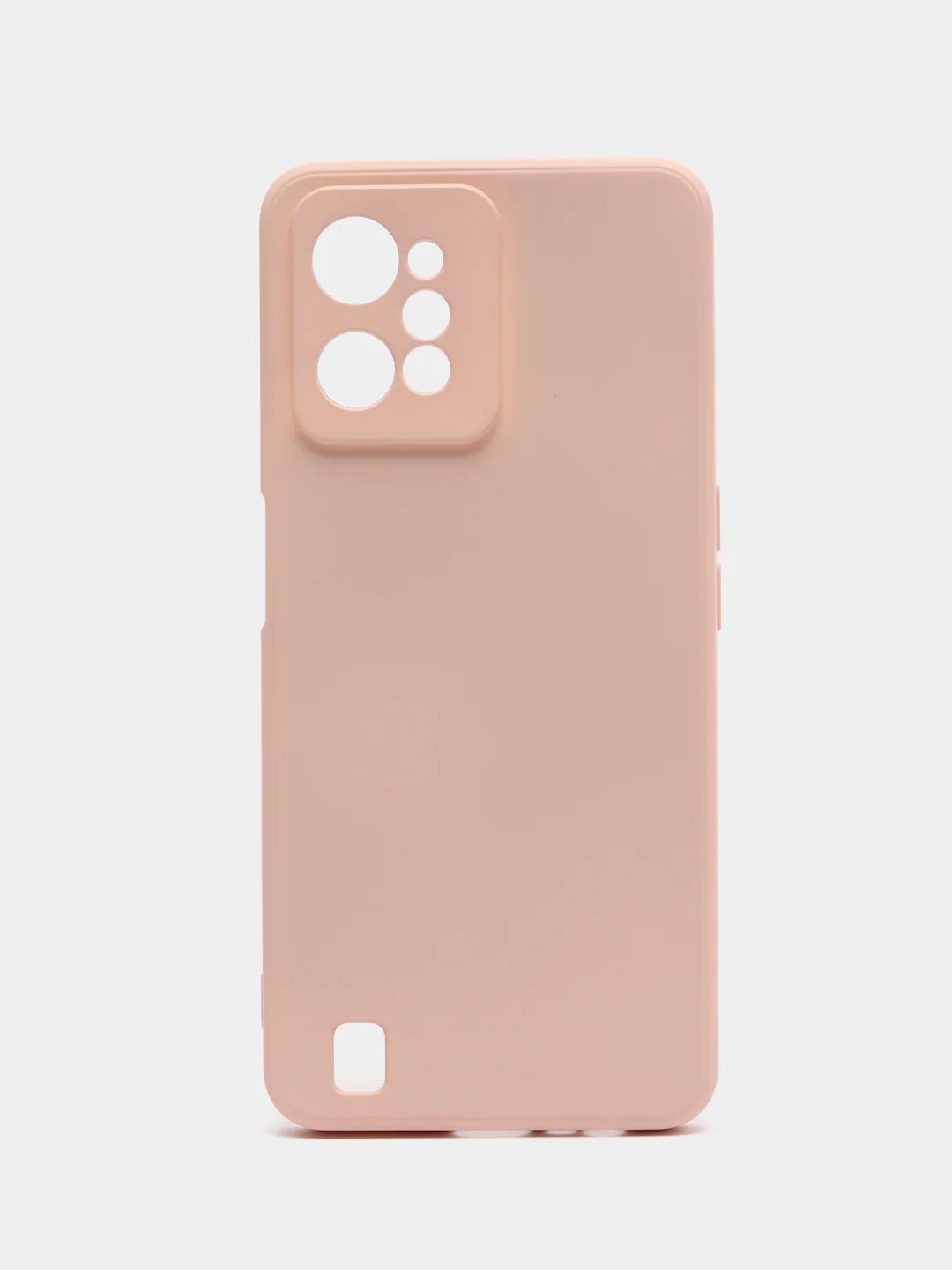 Бежевый чехол для Realme C31 (Реалми С 31), цветной, силиконовый