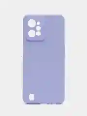 Светло-синий чехол для Realme C31 (Реалми С 31), цветной, силиконовый