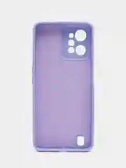 Светло-синий чехол для Realme C31 (Реалми С 31), цветной, силиконовый