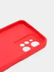 Красный чехол для Realme C31 (Реалми С 31), цветной, силиконовый