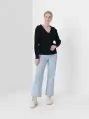 Черный кардиган женский