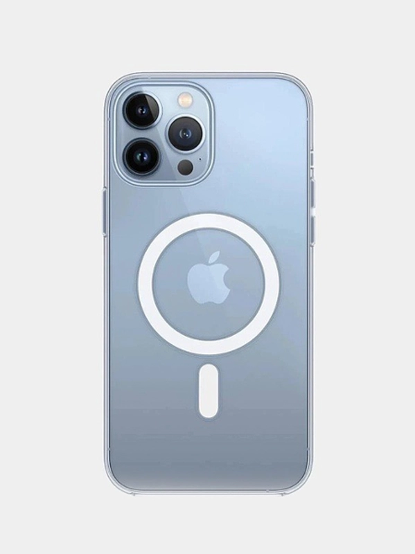 Чехол Magsafe для iPhone 11, 12/12Pro, 13  прозрачный (айфон)