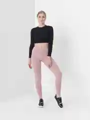Розовый лосины женские, спортивные
