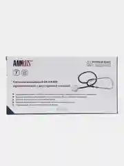 Стетоскоп Amrus 04-AM400, терапевтический с 2-сторонней головкой, синий