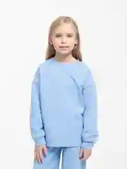 Голубой костюм для девочки: толстовка и брюки