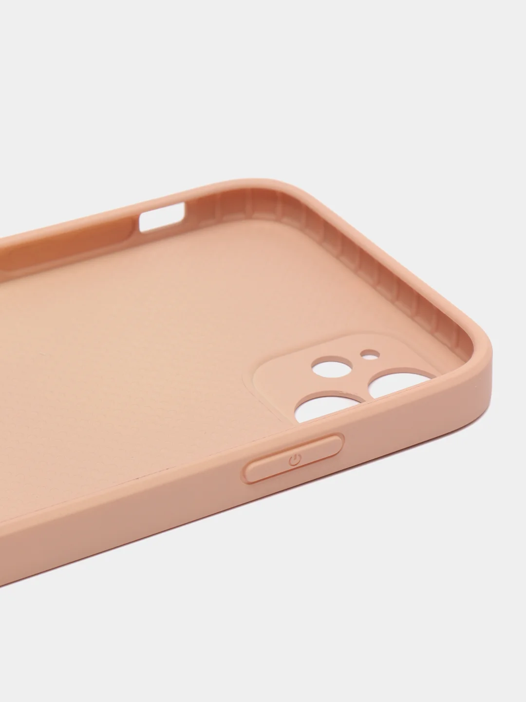 Карамельный чехол силиконовый со стеклянной панелью для iPhone 11
