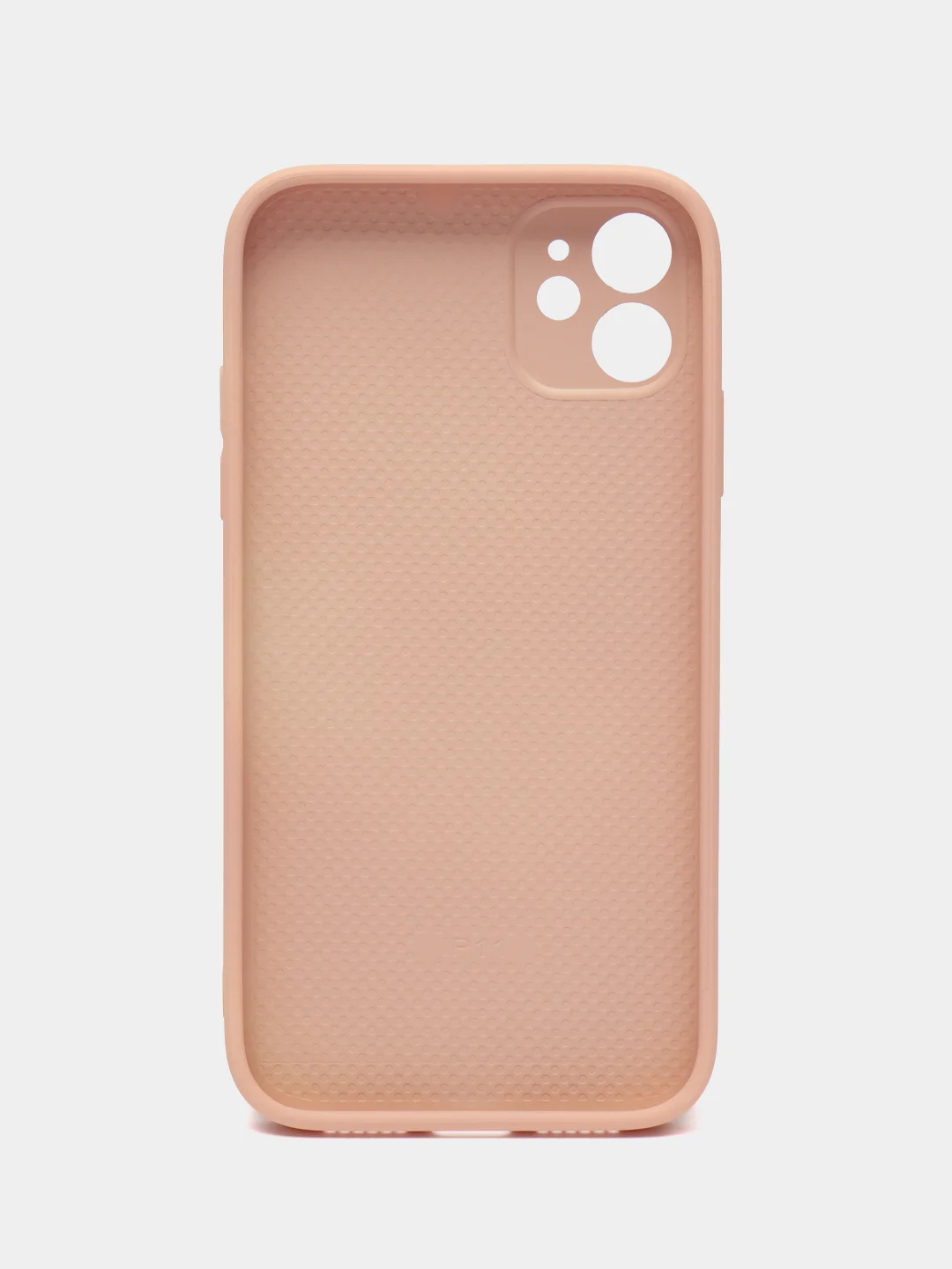 Карамельный чехол силиконовый со стеклянной панелью для iPhone 11