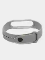 Серый ремешок силиконовый для Xiaomi Mi Band 5, Xiaomi Mi Band 6