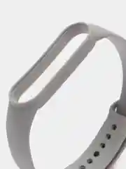 Серый ремешок силиконовый для Xiaomi Mi Band 5, Xiaomi Mi Band 6